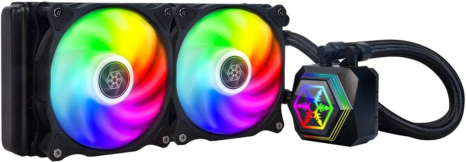 „SilverStone Permafrost PF240 ARGB V2“ vandens aušinimas (SST-PF240-ARGB-V2)