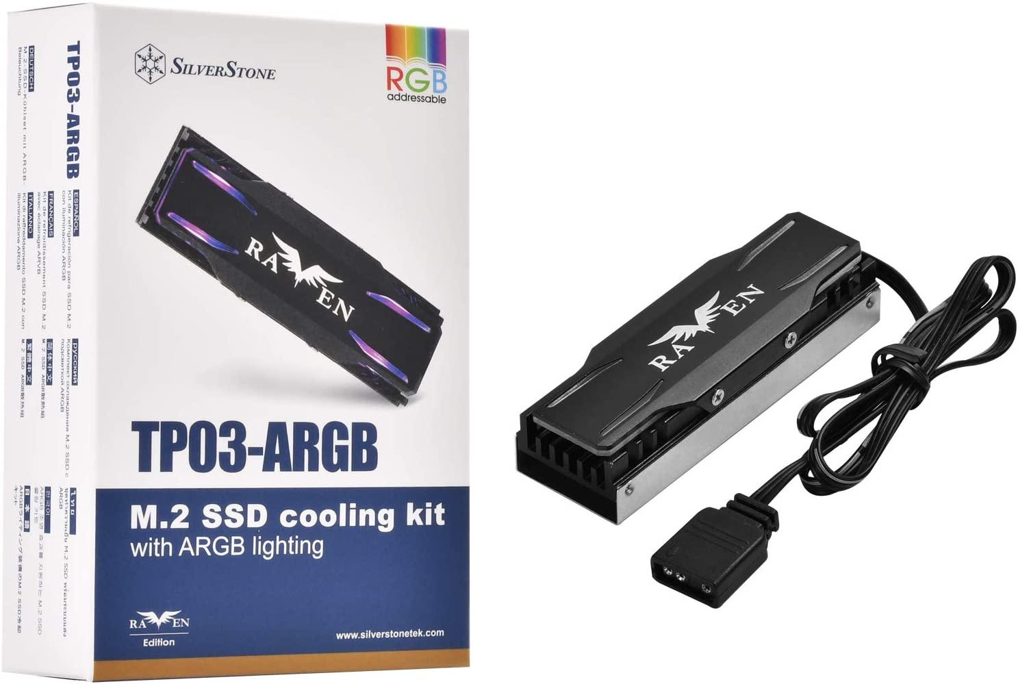 „SilverStone“ radiatorius, skirtas M.2 TP03-ARGB (SST-TP03-ARGB)
