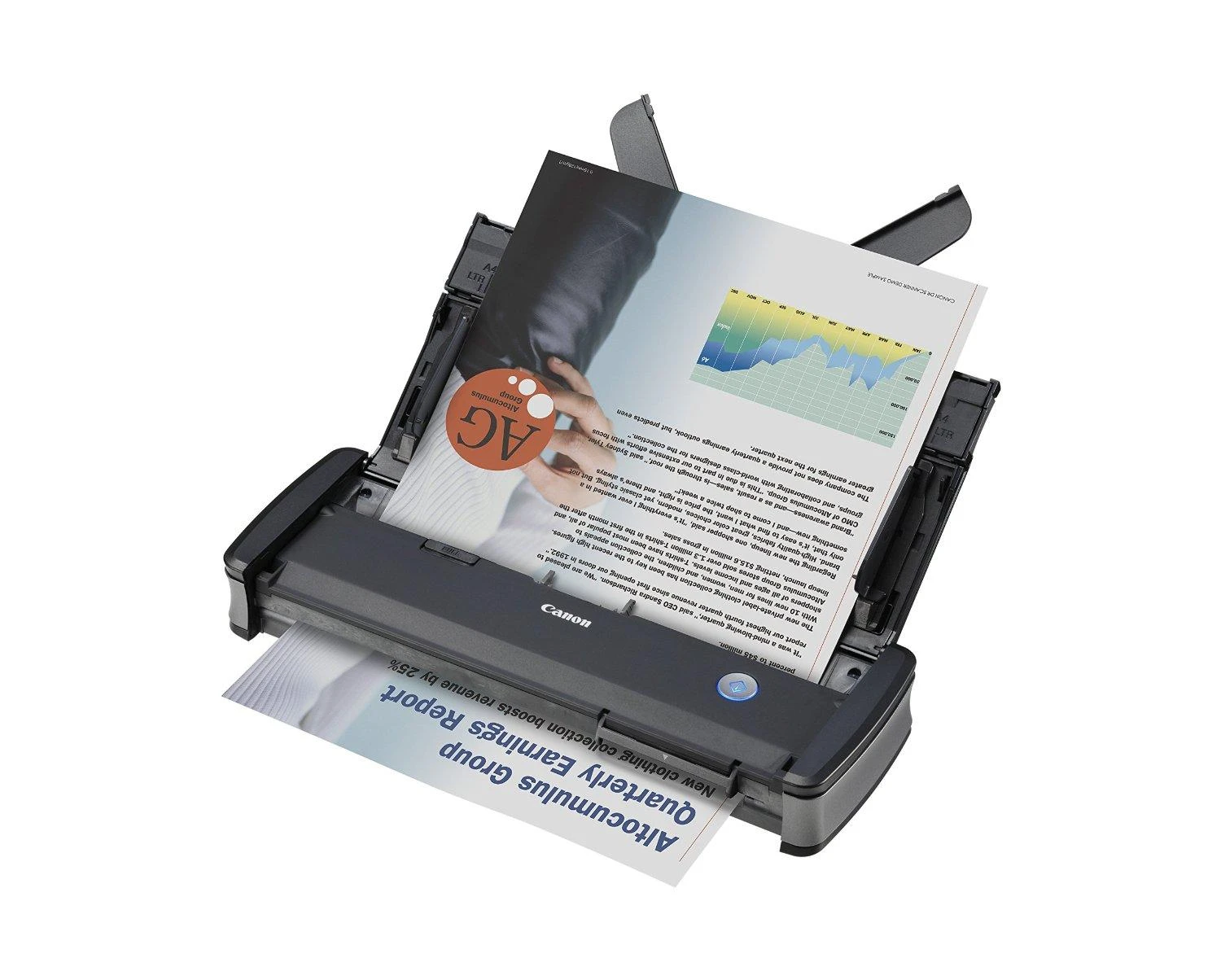 Skeneris CANON P-215II dokumentų skaitytuvas A4 600pdi dvipusis 20 lapų ADF 15 ppm palaikymas Kortelių nuskaitymas, skirtas Windows ir Mac USB