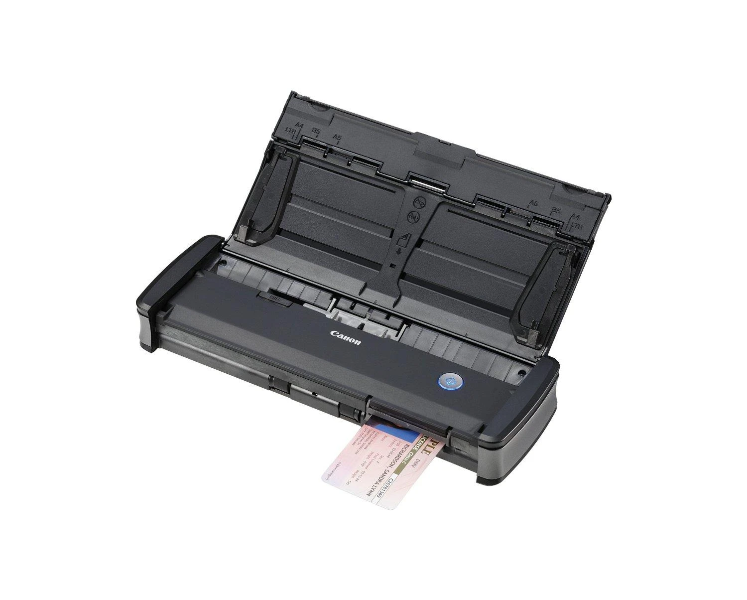 Skeneris CANON P-215II dokumentų skaitytuvas A4 600pdi dvipusis 20 lapų ADF 15 ppm palaikymas Kortelių nuskaitymas, skirtas Windows ir Mac USB