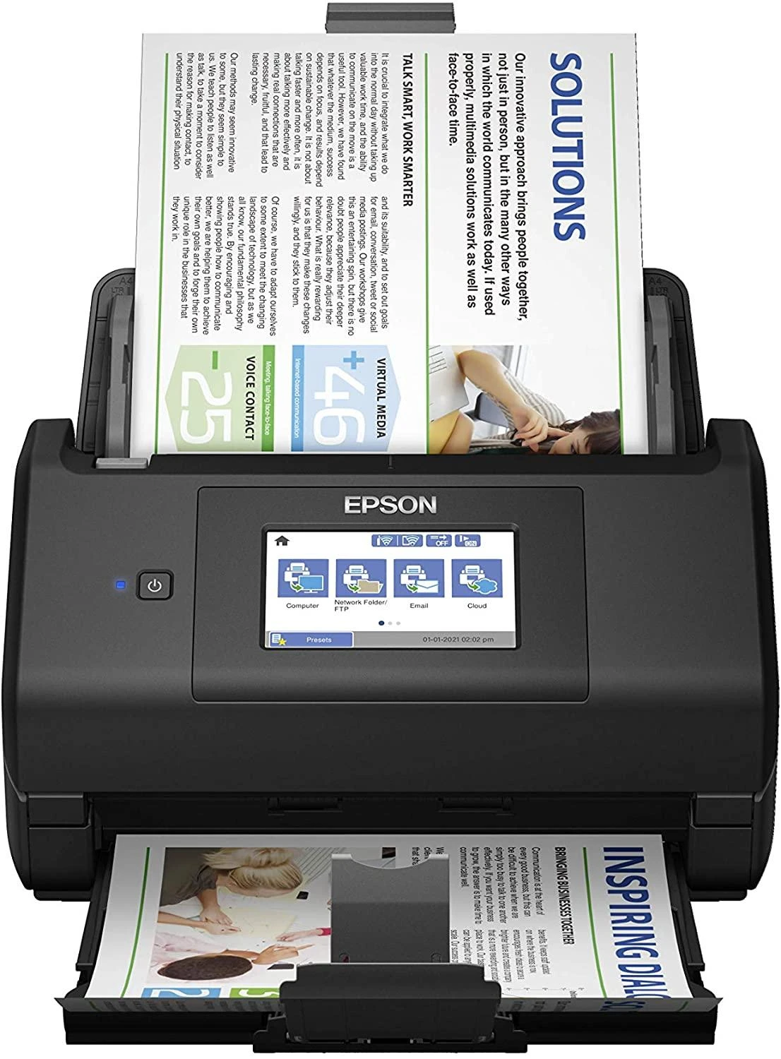 Skeneris Epson | Dokumentų skaitytuvas | Darbo jėga ES-580W | Spalva | Bevielis