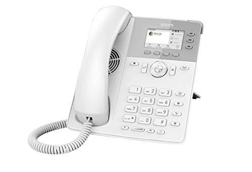 SNOM D717 VoIP stalinis telefonas, baltas