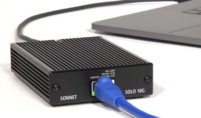 Sonnet Solo 10G TB3 zu 10GB Base-T, LAN-Adapteris