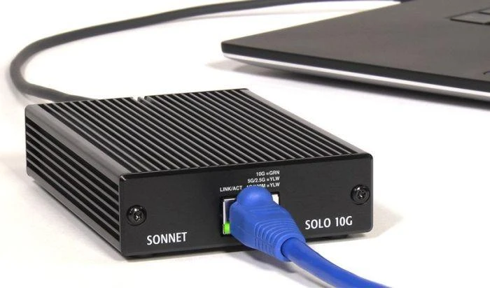 Sonnet Solo 10G TB3 zu 10GB Base-T, LAN-Adapteris