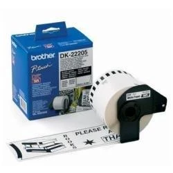 Brother Brolis | DK-22205 ištisinio ilgio popierinė etiketė | Baltas | DK | 30,5 m