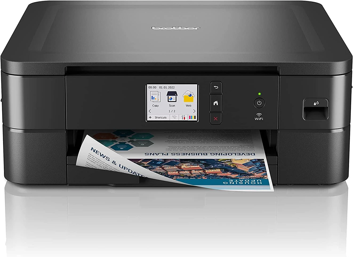 Spausdintuvas Brother DCP-J1140DW COL INK 3IN1 16PPM/A4 6,8CM LCD WLAN USB AIRPRINT