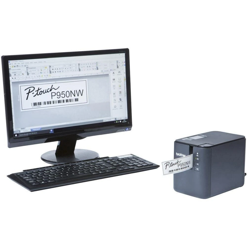 Spausdintuvas Brother P-TOUCH P950NW spausdinimo aparatas – su Wi-Fi ir NWRK