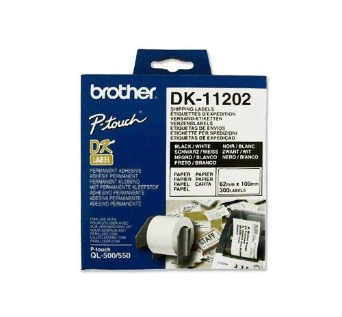 Brother Brolis | DK-11202 Siuntimo etiketės | Baltas | DK | 62mm x 100mm