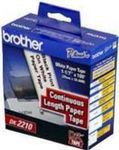 Brother Brolis | DK-22210 ištisinio ilgio popierinė etiketė | Baltas | DK | 29 mm | 30,5 m