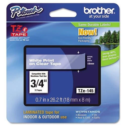 Brother BROLIS TZE145 18 Baltas ON AKYRAS
