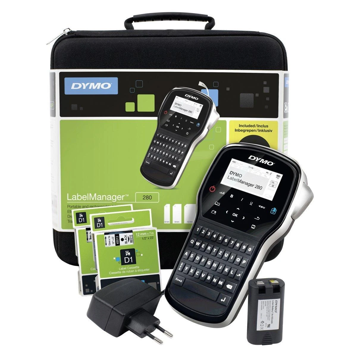 Spausdintuvas labels DYMO Label manager 280 komplektas walizkowy S0968990 (Thermal transfer, USB)