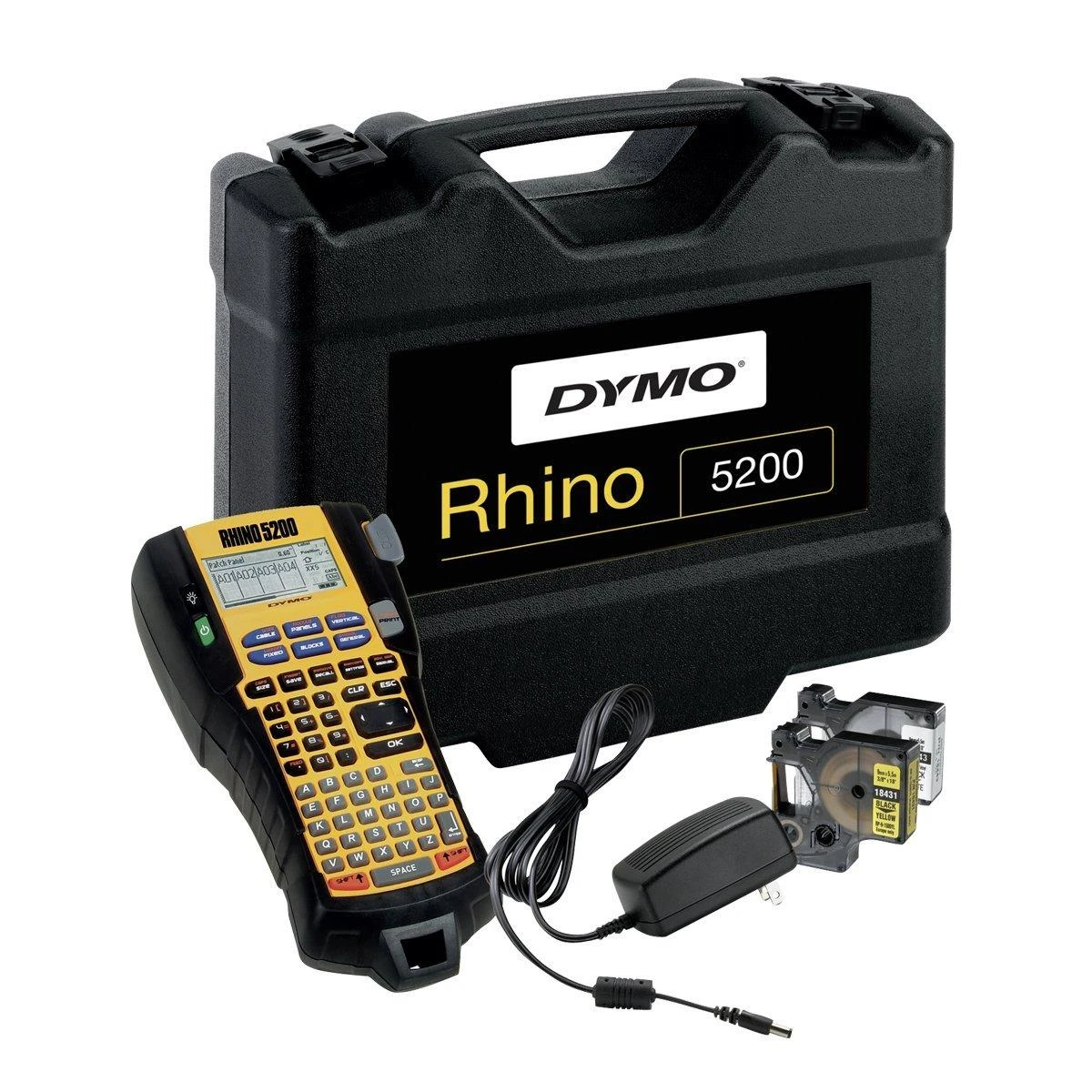 DYMO RHINO 5200 Kit etikečių spausdintuvas Perkėlimas terminiu būdu 180 x 180 DPI ABC