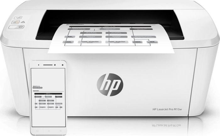 HP LaserJet Pro M15w A4 Mono Lazerinis spausdintuvas | Varle.lt