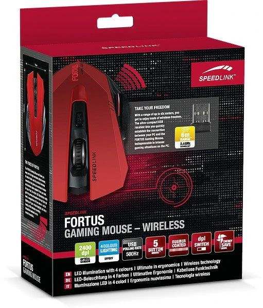 „Speedlink“ pelė „Fortus“ (SL-680100-BK-01)