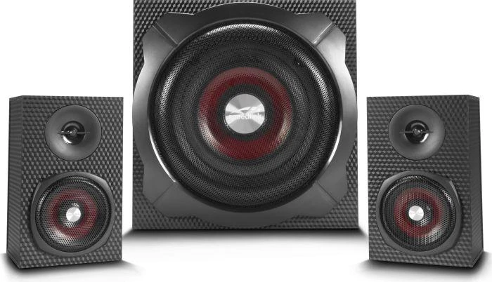 Kompiuterio kolonėlės Speedlink kolonėlė GRAVITY CARBON RGB. 2.1 System. sw retail