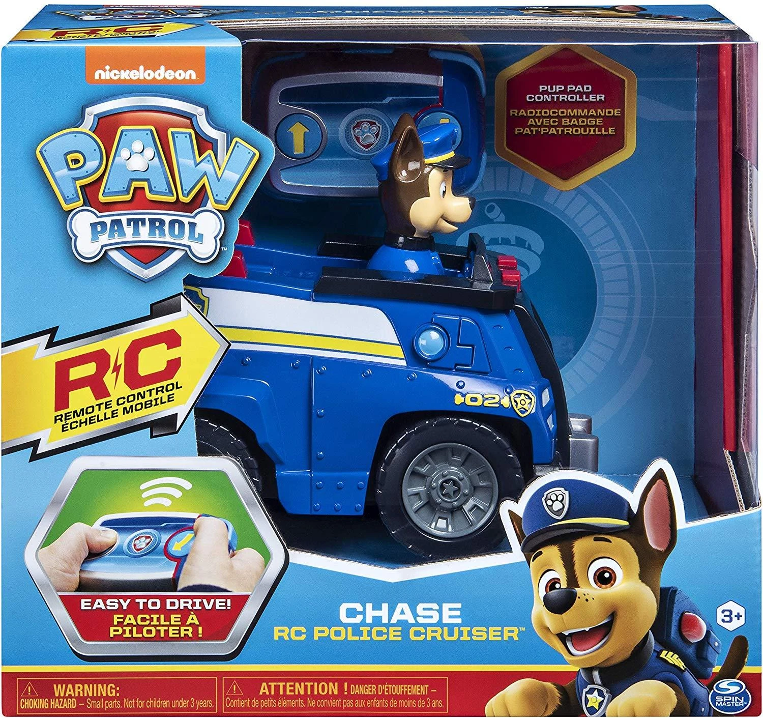 PAW PATROL valdoma transporto priemonė Chase Cruiser, 6054190