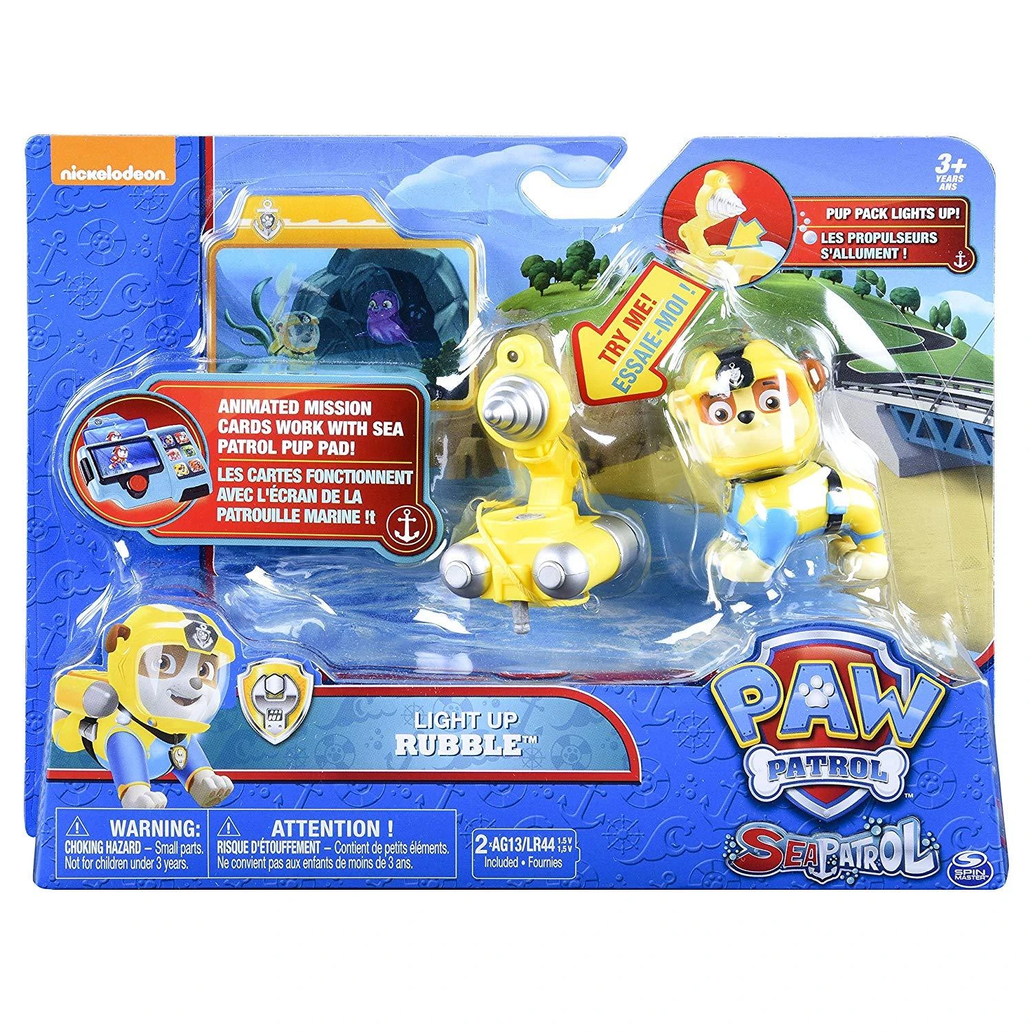 Figūrėlė Spin Master Paw Patrol Sea Patrol Deluxe Figure Rubble