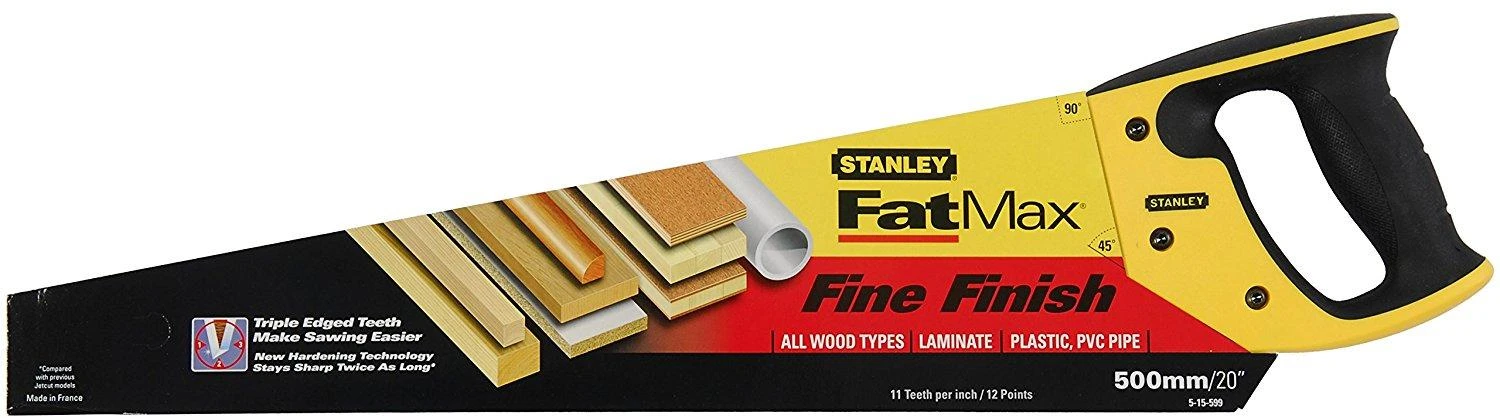 Rankinis pjūklas Stanley Dynagrip Jet-Cut; 500 mm medienai