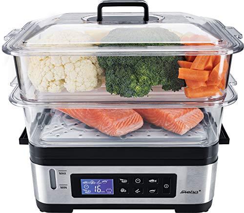 Garų puodas Food garintuvas Steba DG 2 (6 litres, sidabrinis color)