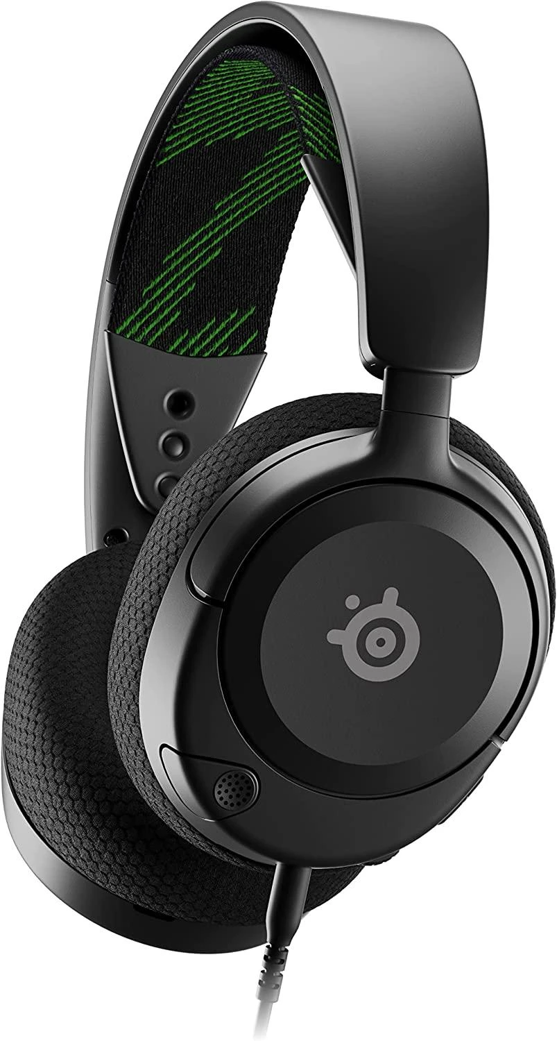 Ausinės žaidimams su mikrofonu SteelSeries Arctis Nova 1X Over-Ear, Juodos spalvos