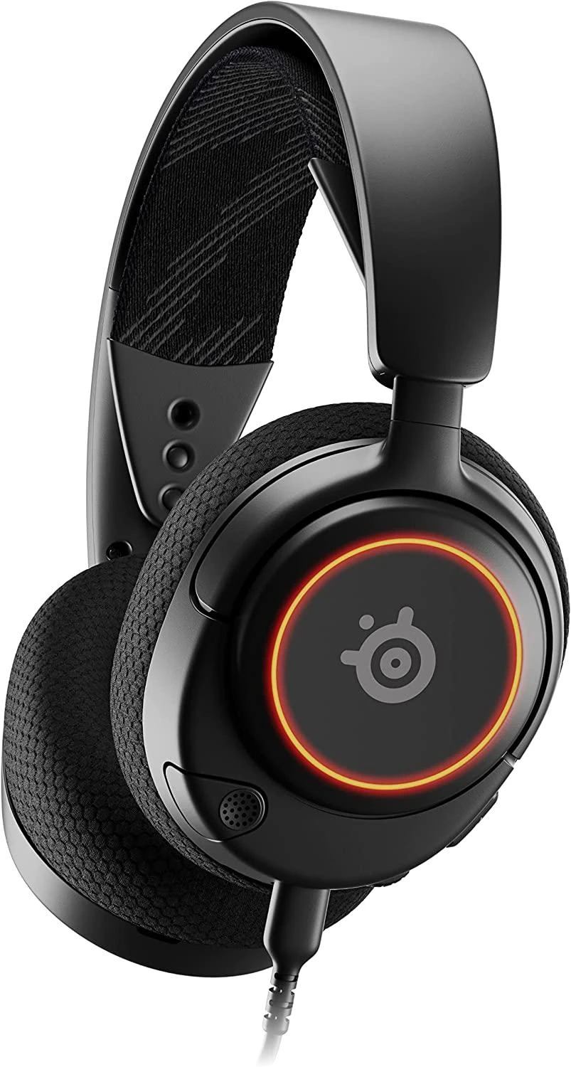 Ausinės žaidimams su mikrofonu SteelSeries Arctis Nova 3 Over-Ear, Juodos spalvos