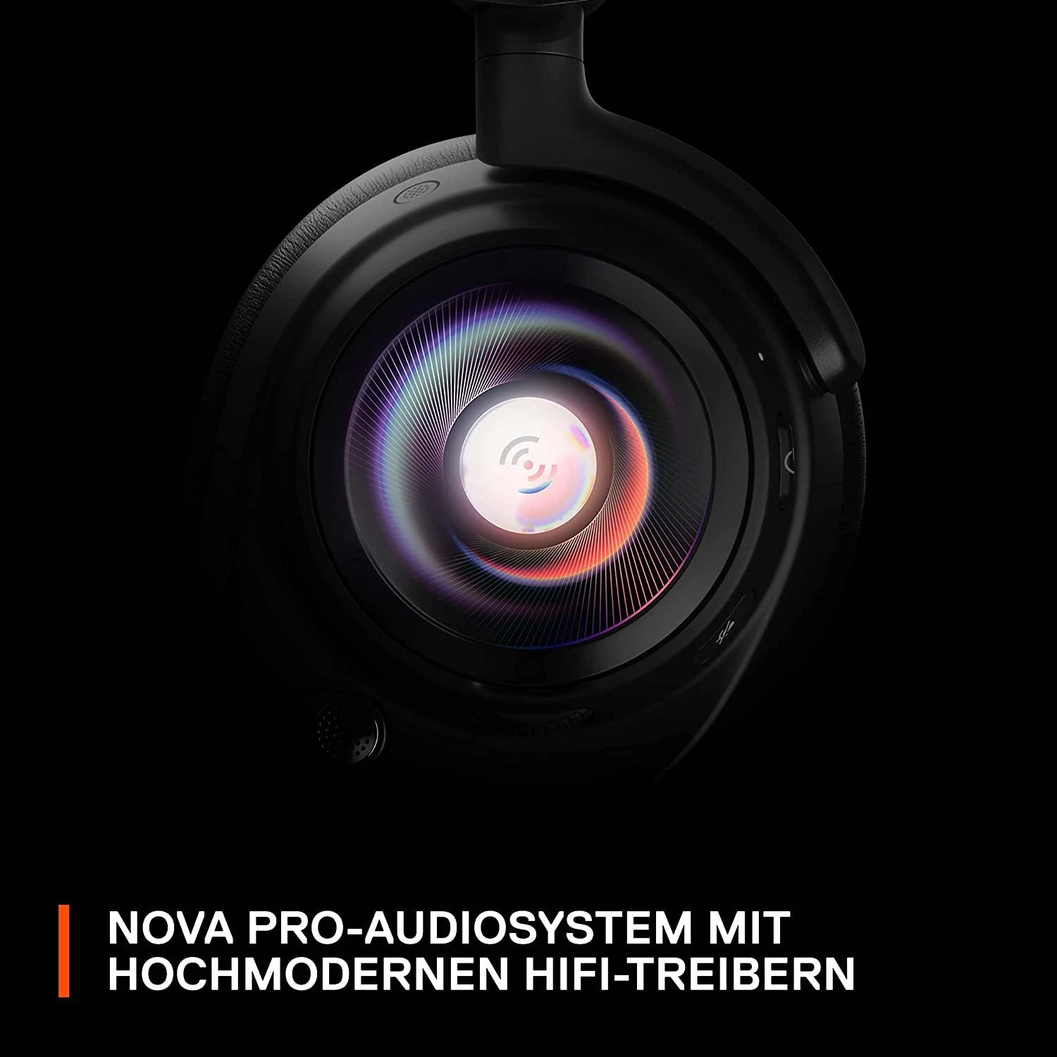 Ausinės žaidimams SteelSeries Arctis Nova Pro, Skirta PC ir PlayStation, Juodos spalvos