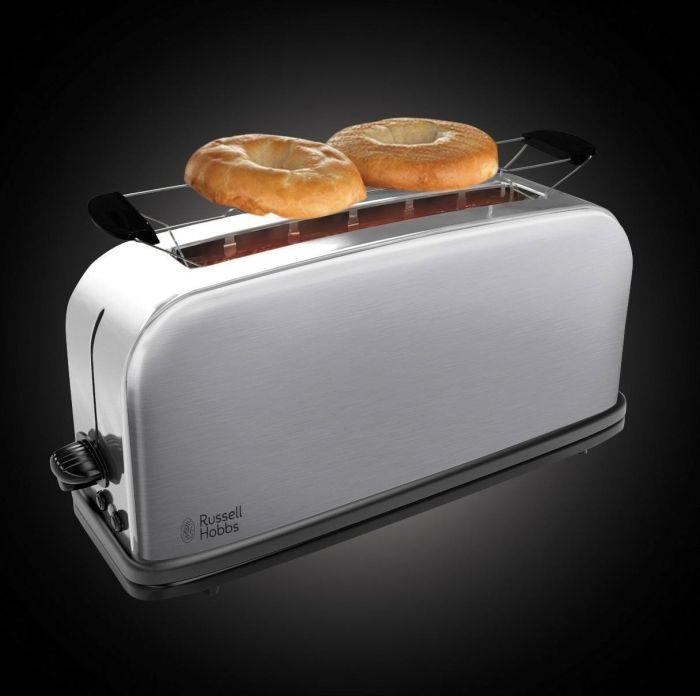 Skrudintuvas RUSSEL 21396-56 Toaster Russell Hobbs 21396-56 Oxford sidabrinis (Atnaujinta)