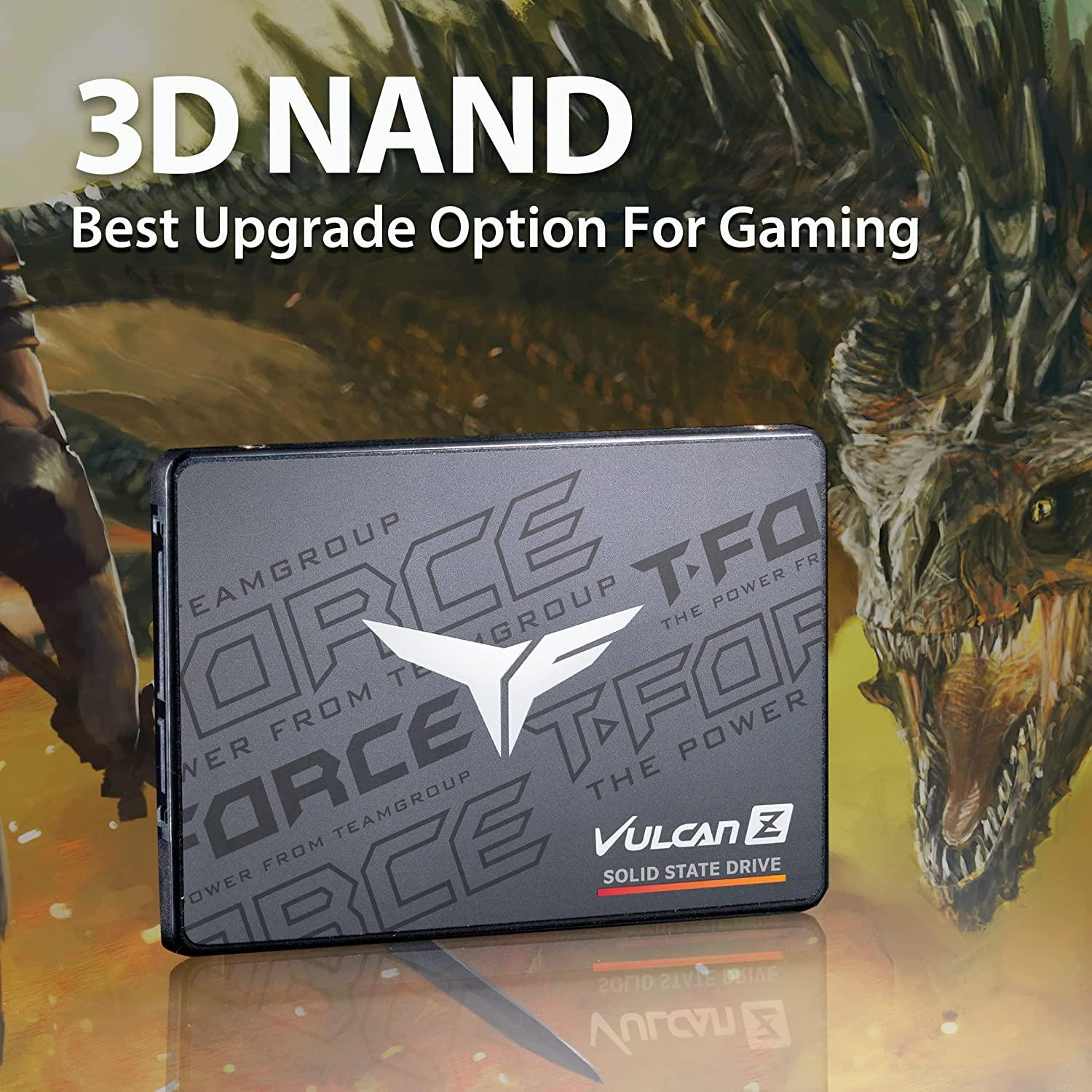 2,5 Team Group VULCAN Z 256 GB (juodas/grau, SATA 6 Gb/s, 2,5)