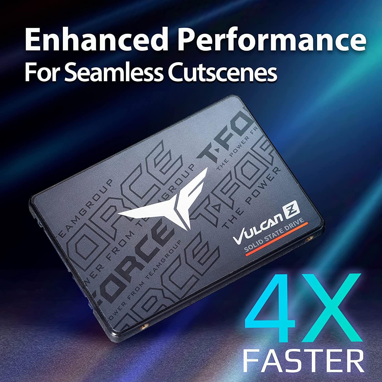 2,5 Team Group VULCAN Z 256 GB (juodas/grau, SATA 6 Gb/s, 2,5)