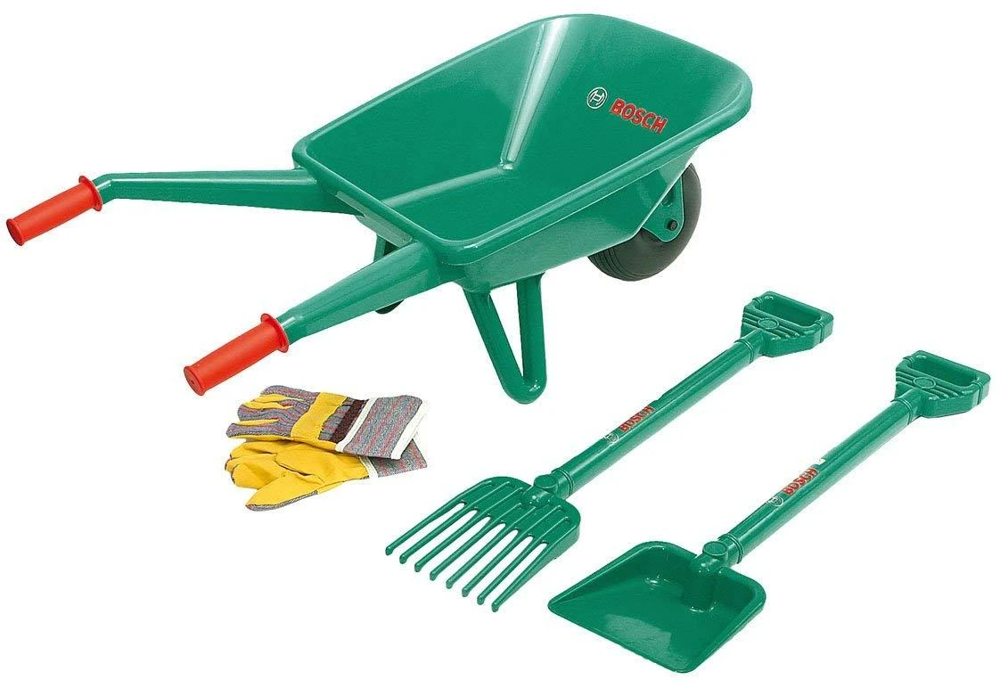 Bosch sodininko rinkinys su Klein karučiu