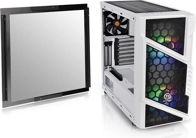 Thermaltake Commander C31 grūdintas stiklas ARGB Snow Edition