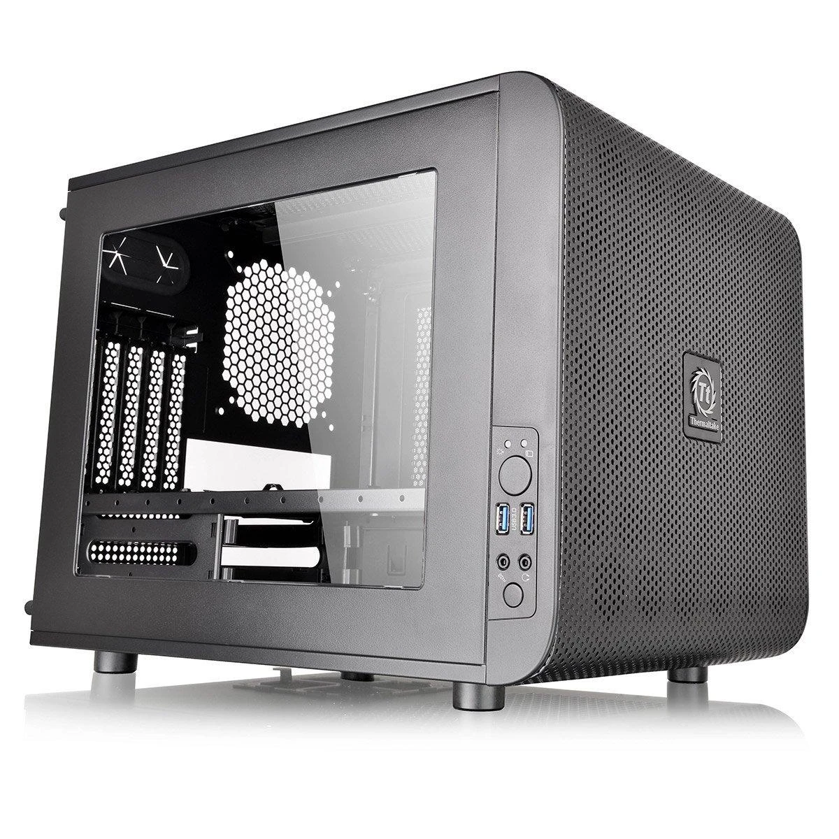 Korpusas Thermaltake Core V21 microATX Window Juodas