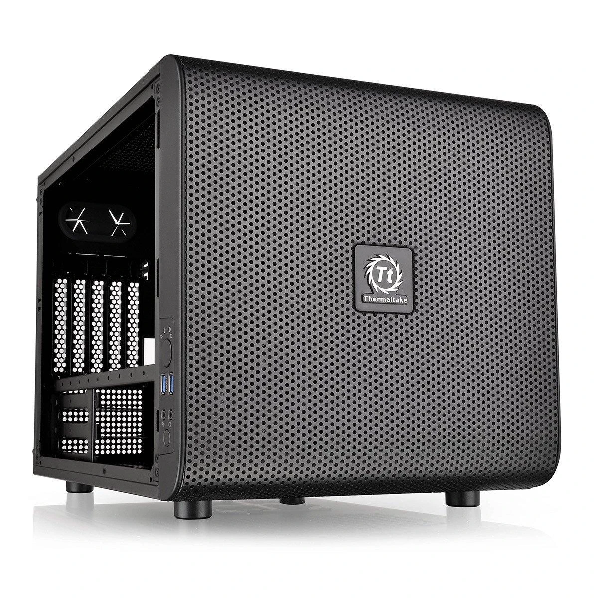 Korpusas Thermaltake Core V21 microATX Window Juodas