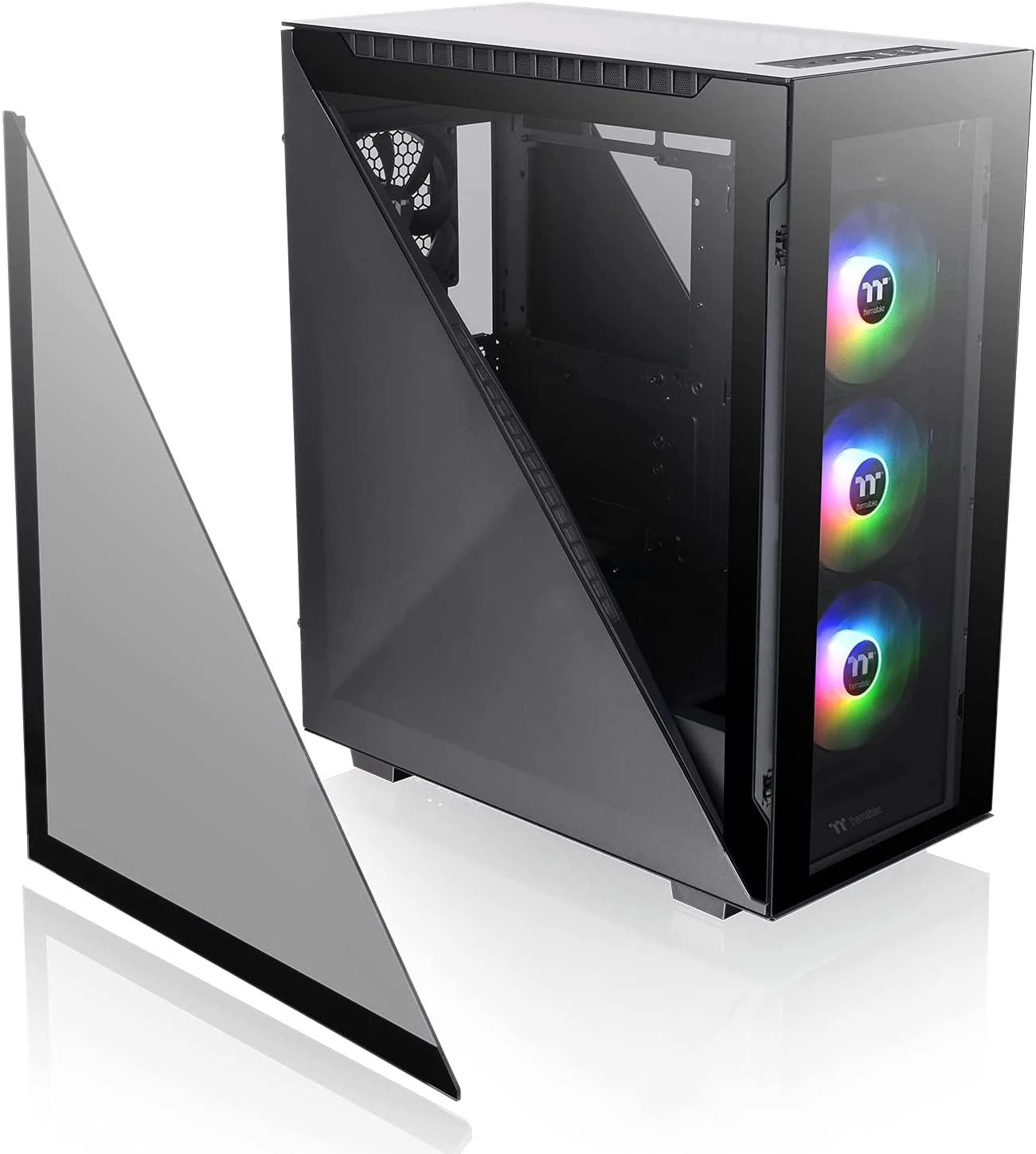 Thermaltake Divider 500 ARGB grūdintas stiklas - Juoda