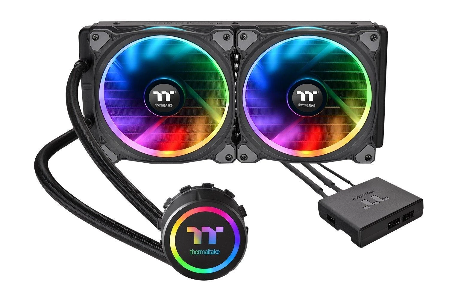 Vandens aušinimas „Thermaltake Floe Riing RGB 280“ (CL-W167-PL14SW-A)
