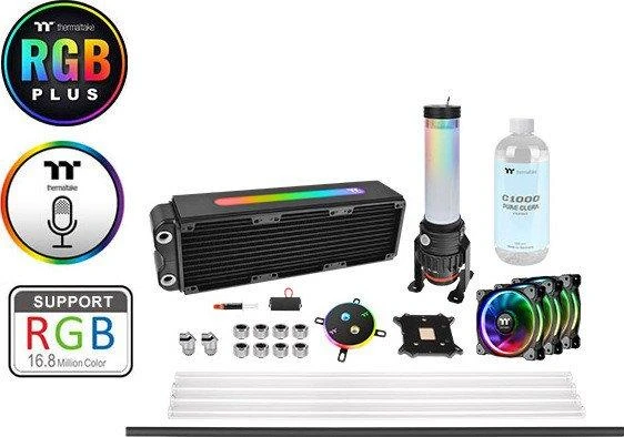 Thermaltake Pacific M360 Plus D5 Skysčio aušinimo rinkinys 12 cm