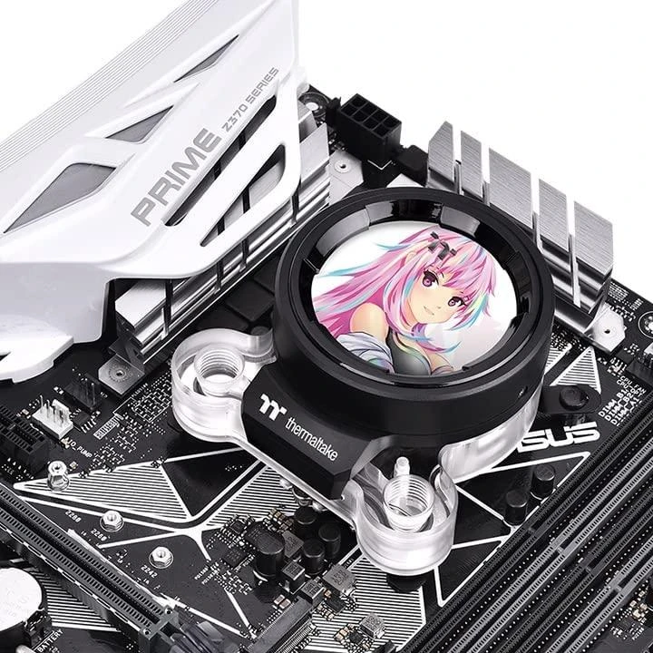 Thermaltake Pacific mx2 ultra vandens aušinimo procesoriaus vandens blokas, varinis, 2,1 lcd temperatūros jutiklis