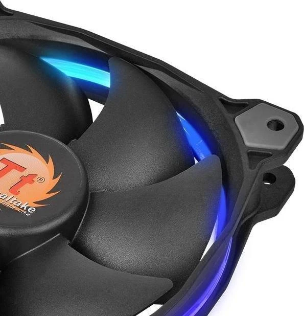 THERMALTAKE Riing 12 LED RGB 3er rinkinys didelio našumo važiuoklės ventiliatorius 3 dalys 120x120x25mm RGB LED Triukšmas 18,7 dBA su LNC