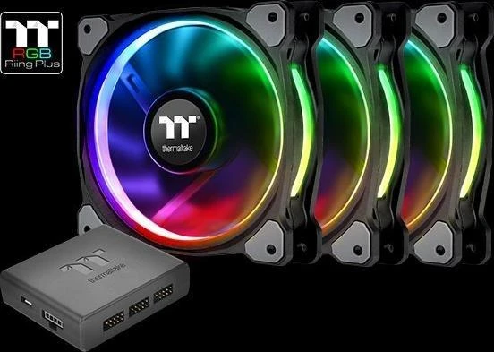 Ventiliatorius Thermaltake Riing 12 RGB Plus TT Premium Edition 3 Pack 3x120mm