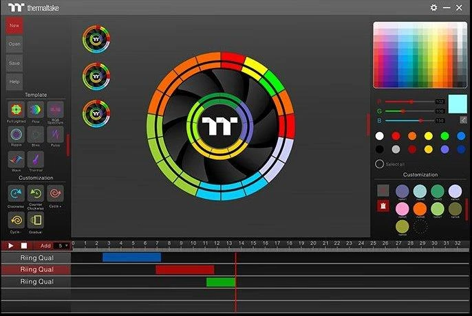 Thermaltake ventiliatoriaus valdymo programinė įranga