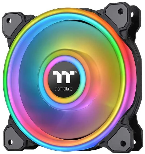 Ventiliatorius Thermaltake Riing Quad 14 RGB 3-pack + Hub Juodas (CL-F089-PL14SW-A)