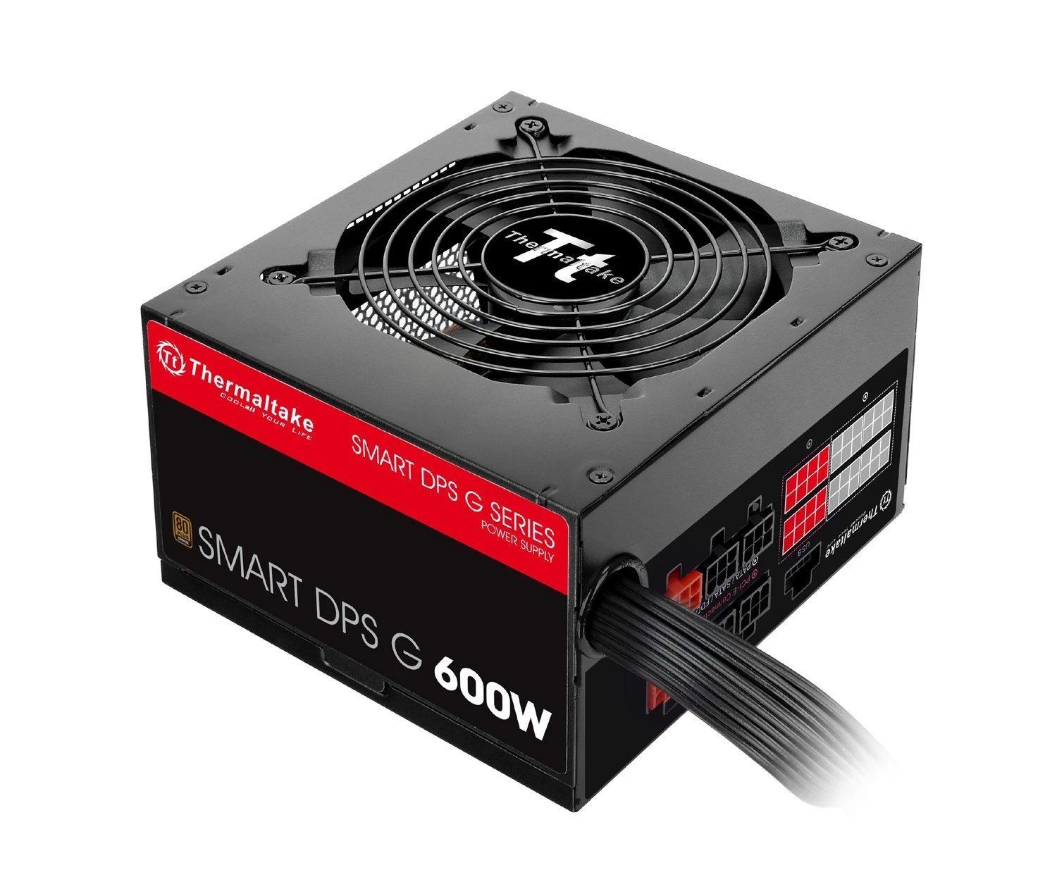 600W Thermaltake SMART DSP G 80+ Bronze Digital Kabelmanagement