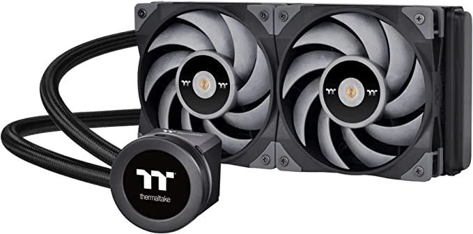 Thermaltake TOUGHLIQUID Ultra 240 dviejų ventiliatorių sistema