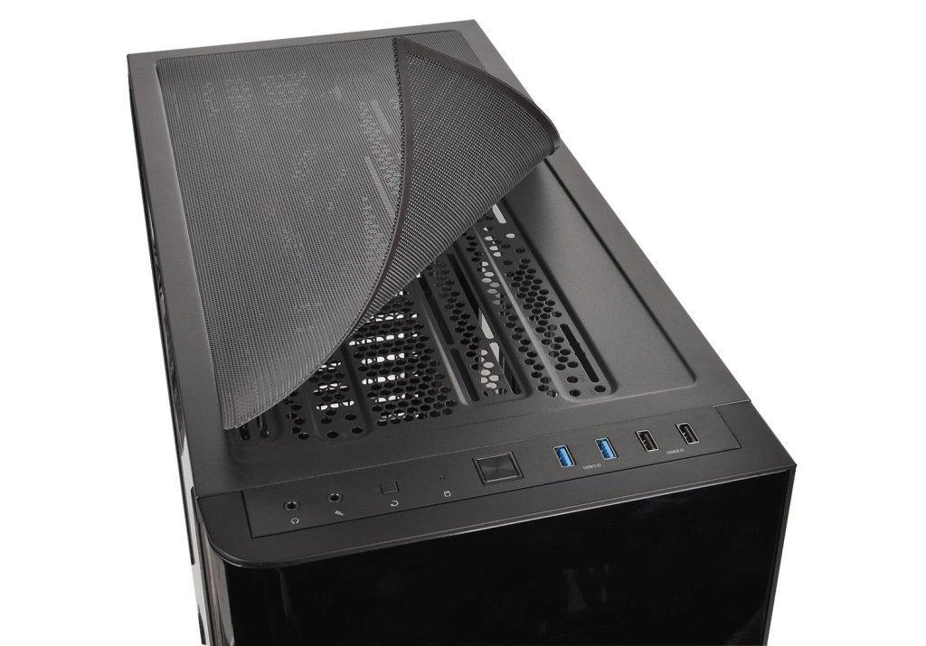 Thermaltake View 31 Tempered Glass Juodas