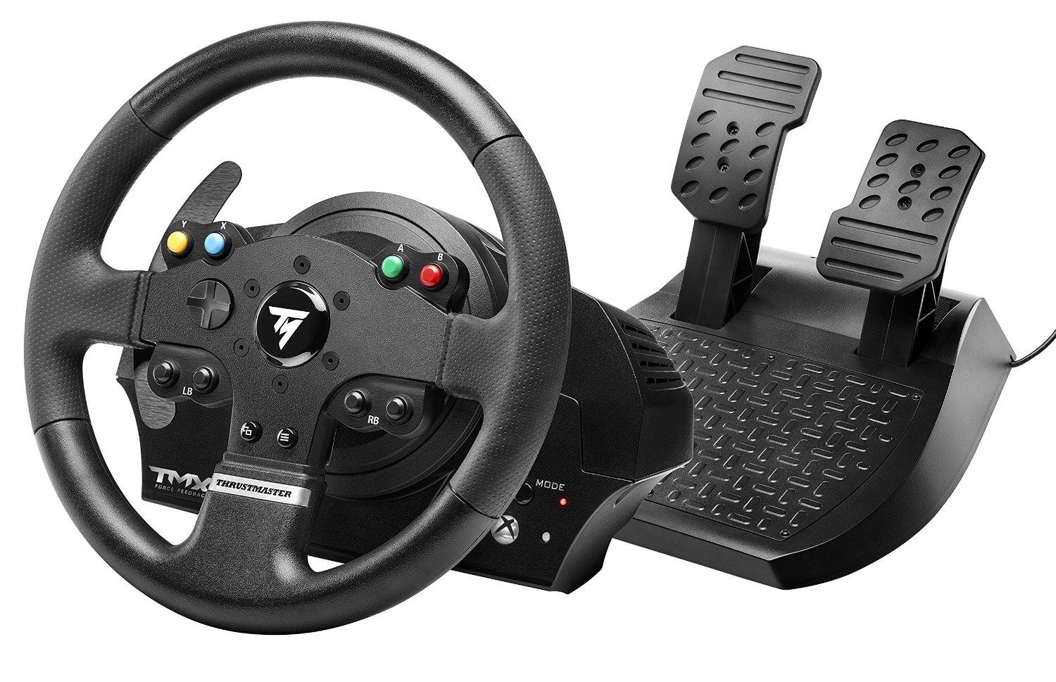 Žaidimų vairas THRUSTMASTER TMX FFB/4460136, Juodos spalvos