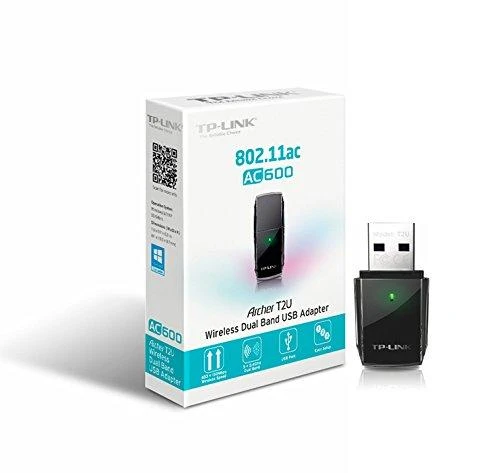TP-LINK AC600 dviejų dažnių belaidis USB adapteris MTK 1T1R 433 Mbps esant 5 GHz dažniui + 150 Mbps esant 2,4 GHz dažniui 802.11ac/a/b/g/n USB 2.0
