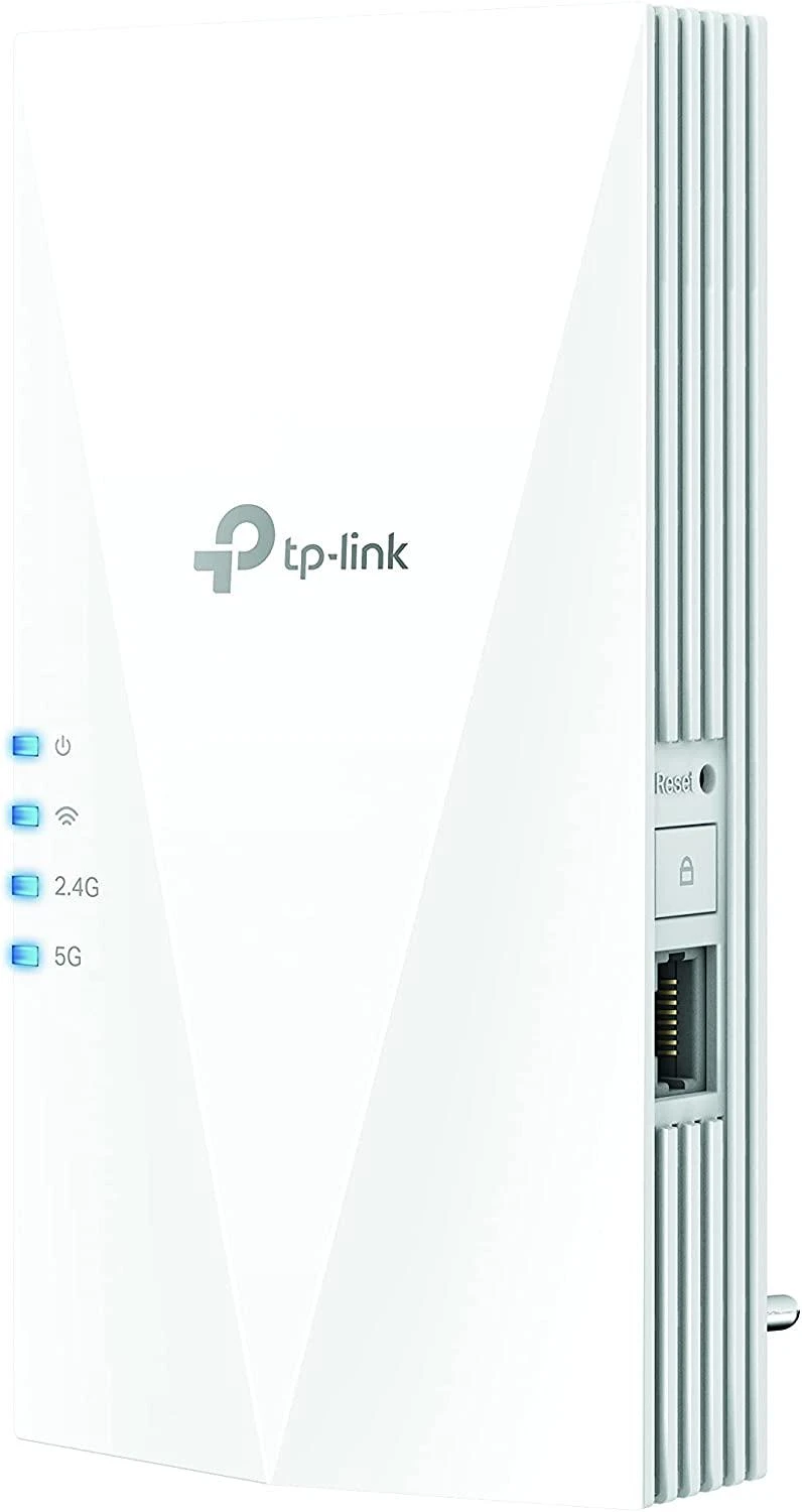 Šakotuvas TP-LINK RE500X tinklo plėtiklis Tinklo kartotuvas Baltas 1000 Mbit/s