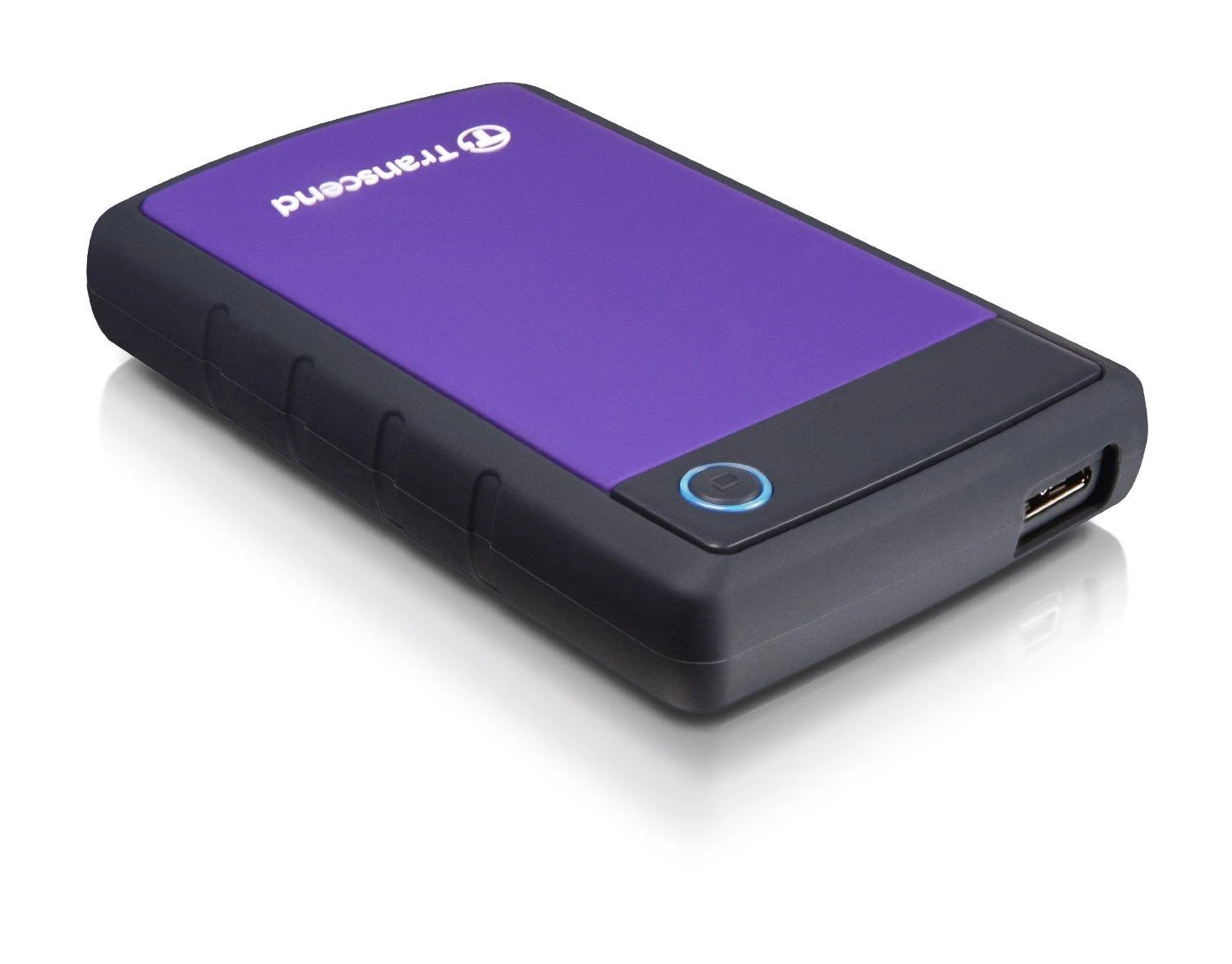 Išorinis kietasis diskas Transcend 25H3P 2.5'' 1TB USB3, Triguba smūgių slopinimo sistema