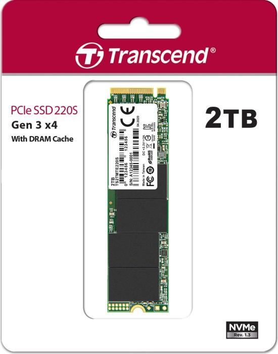 TRANSCEND 2TB M.2 2280 PCIe Gen3x4 M-Key 3D TLC su Dram