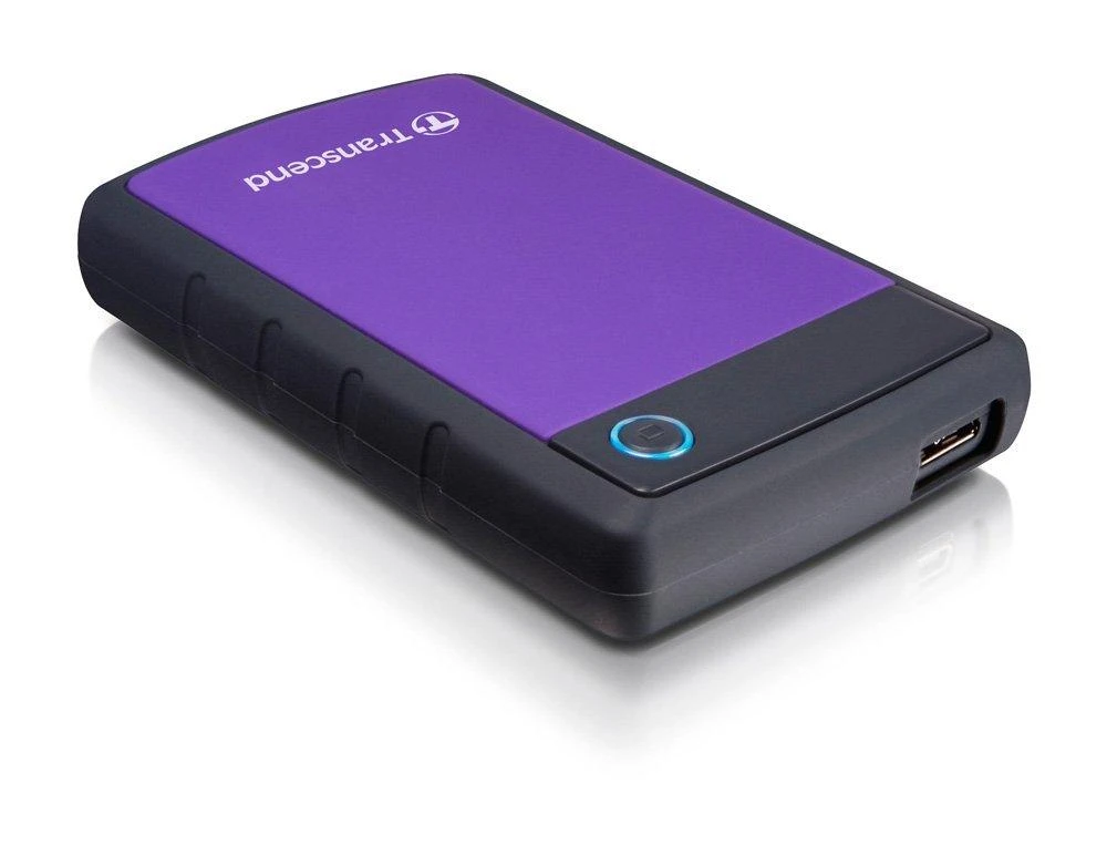Kietasis išorinis diskas Transcend 25H3P 2.5'' 2TB USB3, Triguba smūgių slopinimo sistema